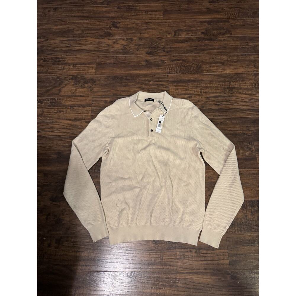 Tahari Mens Long Sleeve Sweater NICE Fabric Sz:small $68